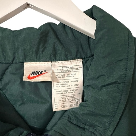 Vintage 90's Nike Air Anorak Puffer
Jacket Swoosh Logo Embroidered size XL - Picture 4 of 5